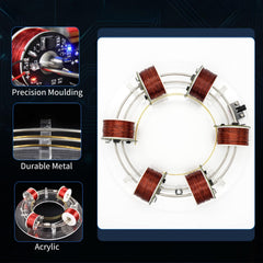 NIKOLATOY NikolaToy coil accelerator education demonstration emphasizes acceleration concepts.