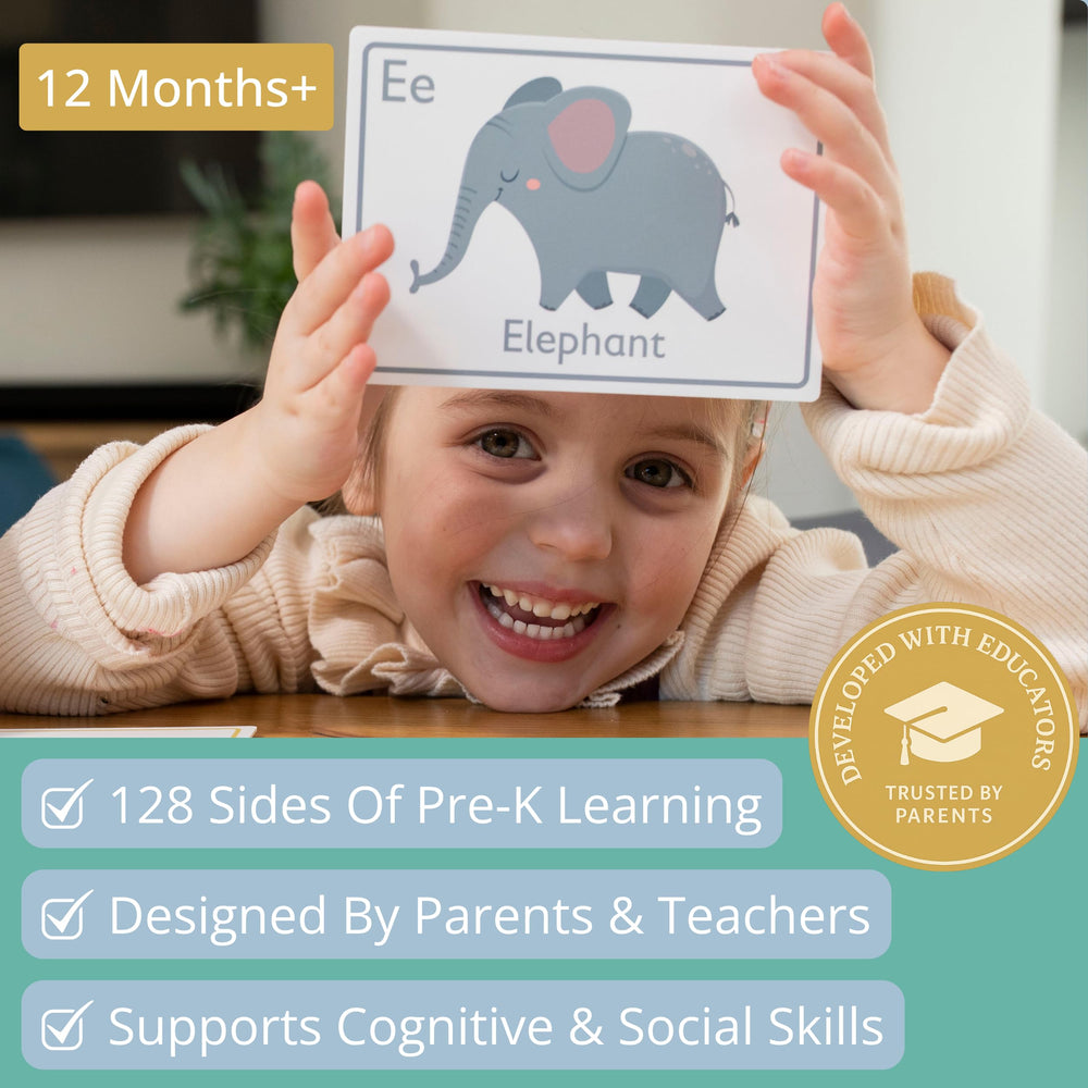 Nimmie & Moose extra-thick cards—durable surface for little hands and play.