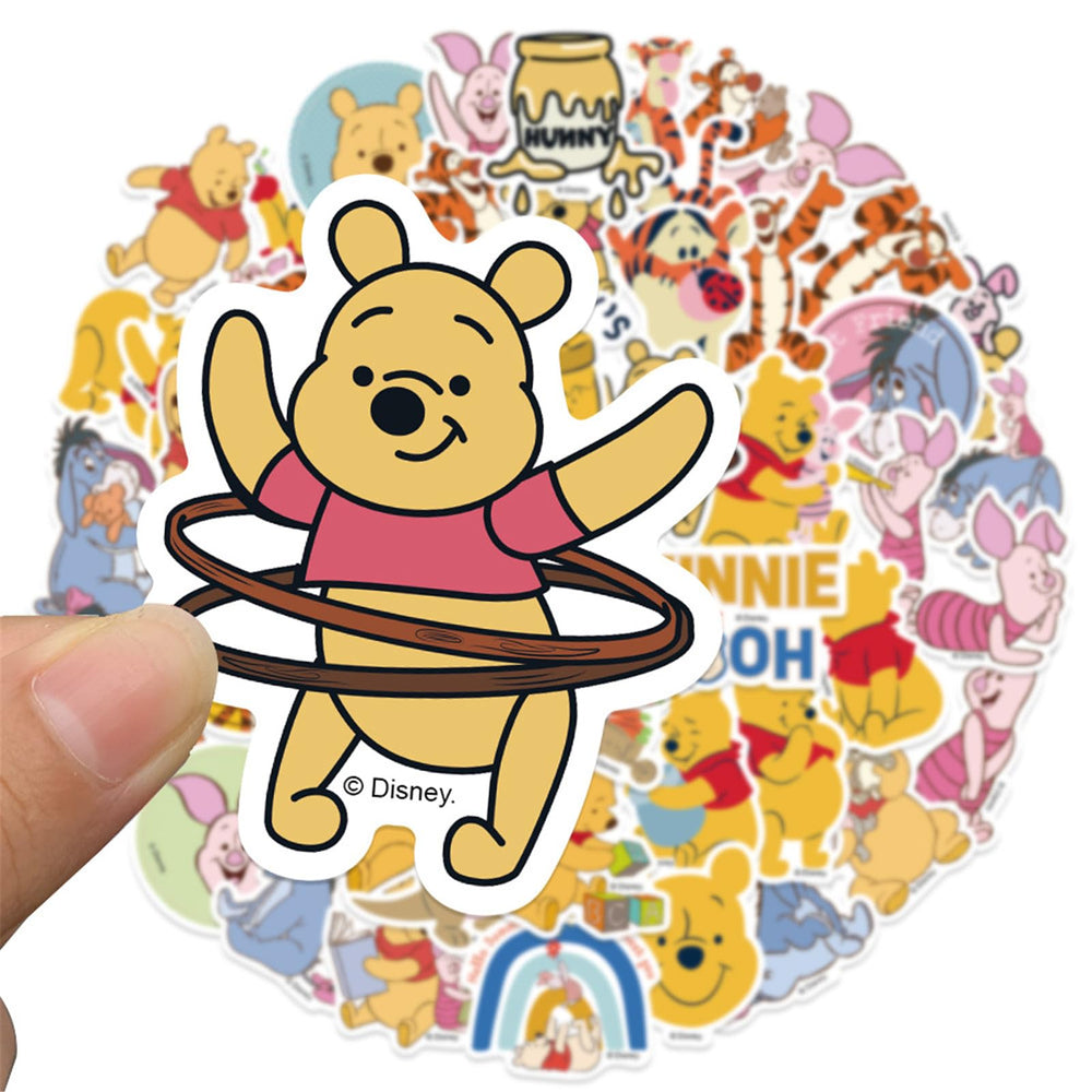 NineGirl Tigger Pooh water bottle decals resist fading during daily use