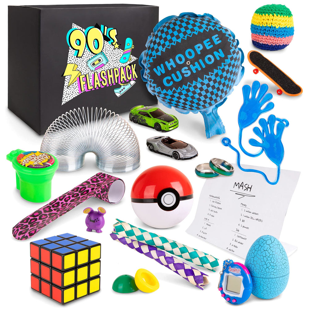 90's Flashpack finger-skateboard for portable nostalgia and social play