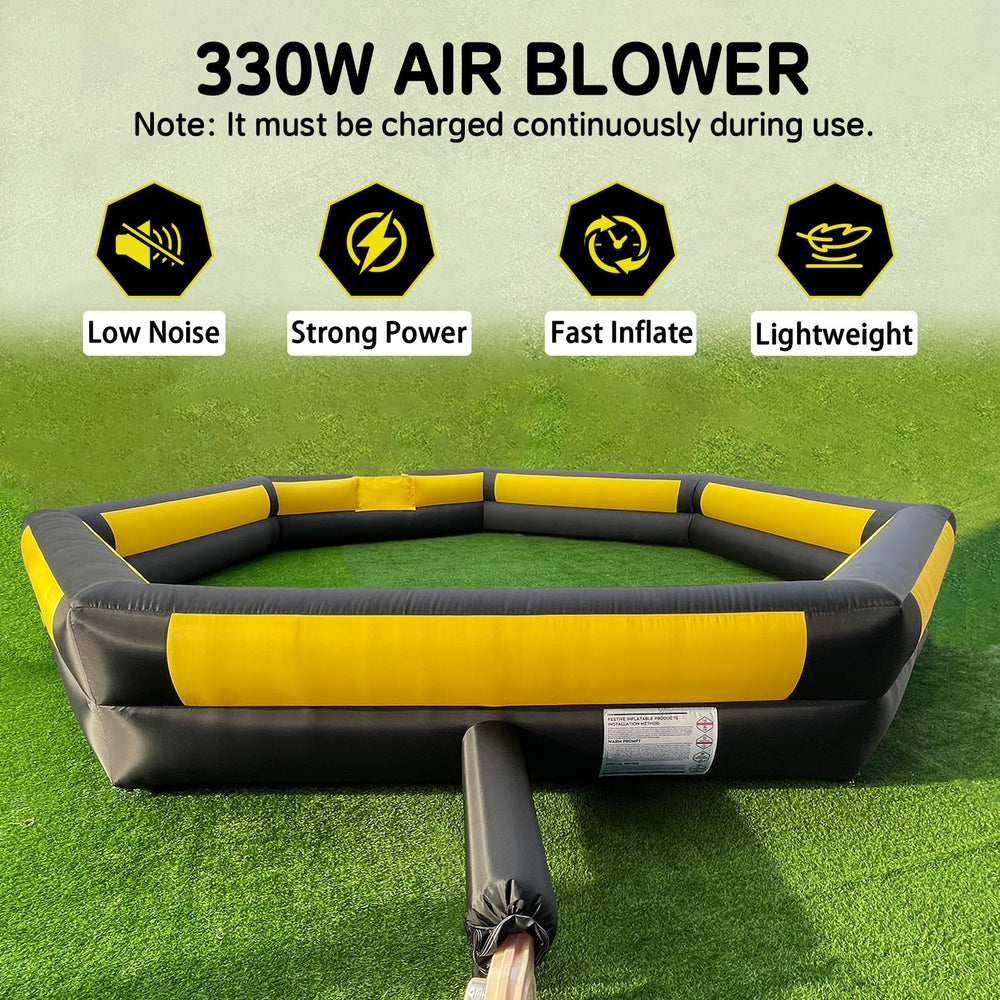 Ninghaovov gaga pit with zipper vent for quick deflation.