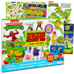 Ninja Turtles activity set in travel case for on-the-go entertainment