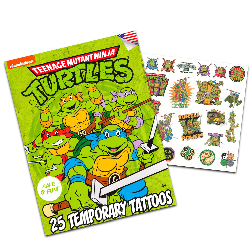 NINJA TURTLES Imagine Ink tattoos spread with 25 designs for party favors