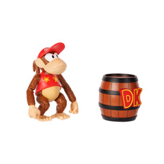 Nintendo Donkey Kong 4in figure front detail with textured sculpt
