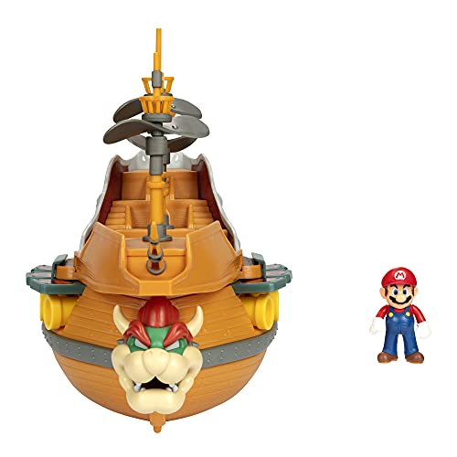 Bowser Ship rear view shows sturdy build and authentic game-inspired details.