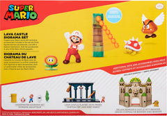 Nintendo Super Mario lava castle modular playset for flexible setup and expansion.