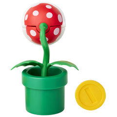 Nintendo Super Mario Piranha Plant figure packaging shows brand reliability and gift potential