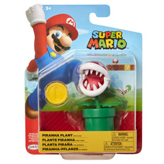 Nintendo Super Mario Piranha Plant figure posing action captures dynamic toy scenarios
