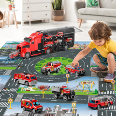 NIPLOOOW durable alloy metal and ABS plastic truck set