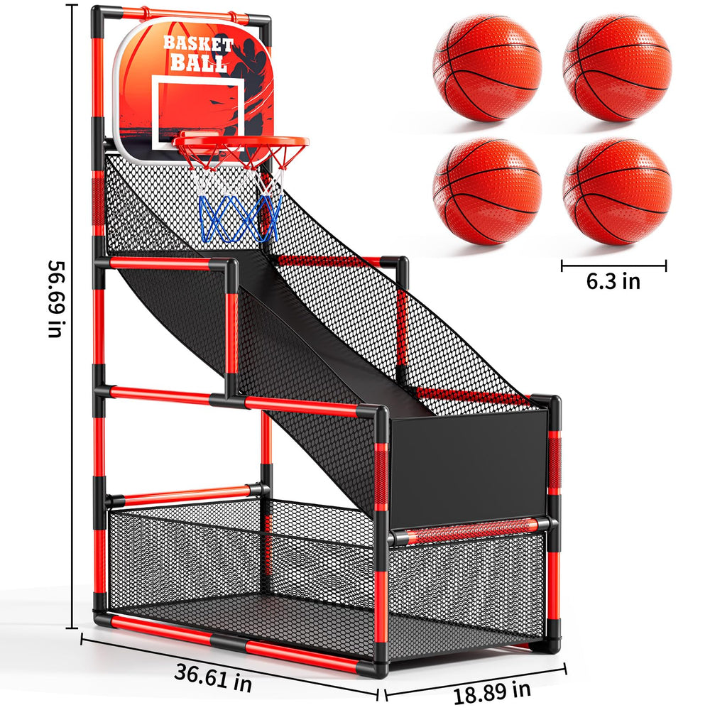 NIPLOOOW arcade basketball gift set ideal for birthdays and holidays.