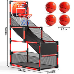 NIPLOOOW arcade basketball gift set ideal for birthdays and holidays.
