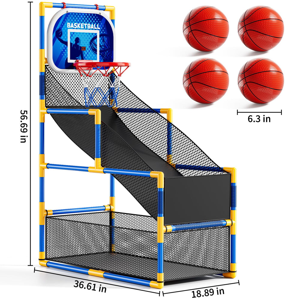 NIPLOOOW arcade basketball set makes a great active gift.