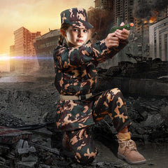NIPLOOOW Kids Army Costume pants designed for easy movement and all-day wear.