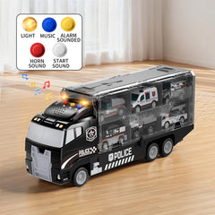 NIPLOOOW ladder truck model with realistic design for imaginative play