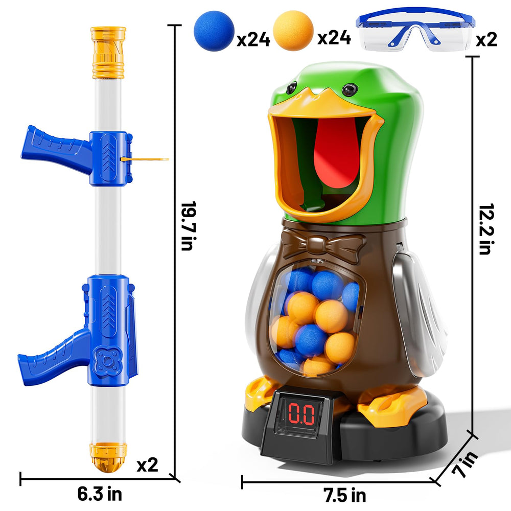 Sound effects reward hits and encourage repeating play sessions.