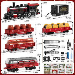 NIPLOOOW train set carriages five-pack for extended rail adventures
