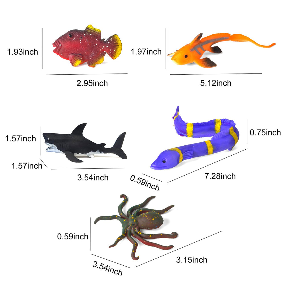 Niskaqsn color-changing sea animals for water table play