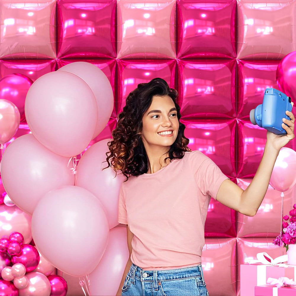 NISOCY wall backdrop setup for easy DIY balloon arches.