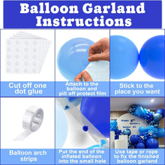 NISOCY metallic blue 12in balloons bring shine.