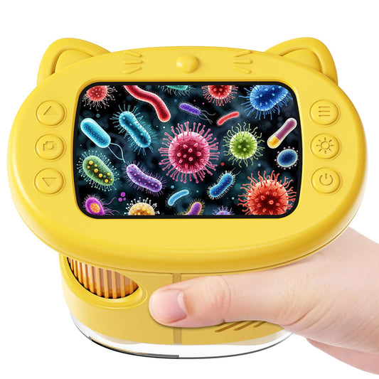 Nisumkey Wonderquest 1000X magnification in action for kids' science exploration.