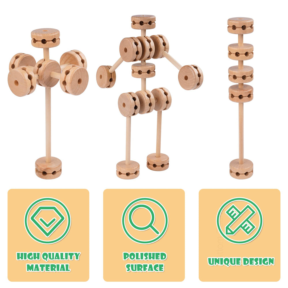 NiToy 3D structures encourage imaginative problem solving during solo or group play.
