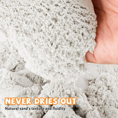 NiToy FlexiSand non-toxic safety for kids 3+ during creative play.
