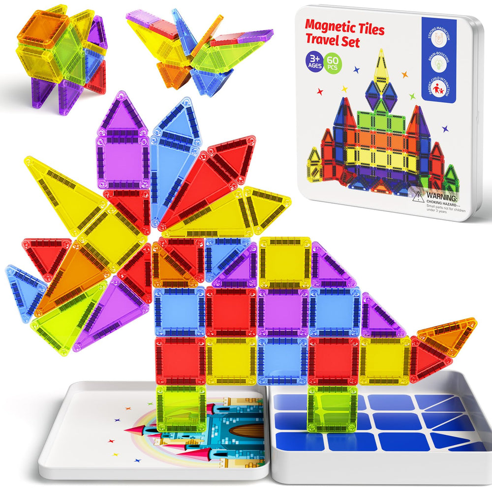 Niukdier magnetic tiles inspire creativity through color and shape exploration