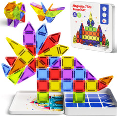 Niukdier magnetic tiles inspire creativity through color and shape exploration
