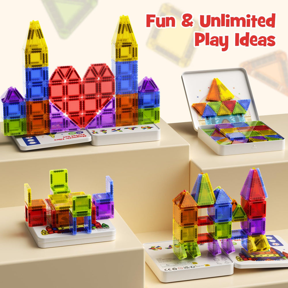 Niukdier tiles with neodymium magnets provide stable assemblies during play