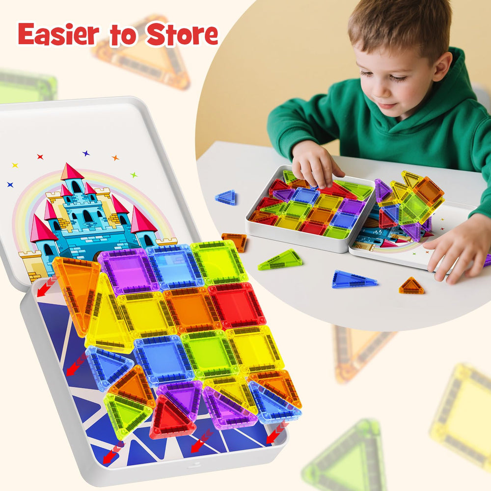 Niukdier magnetic tiles feature non-toxic ABS for safe hands