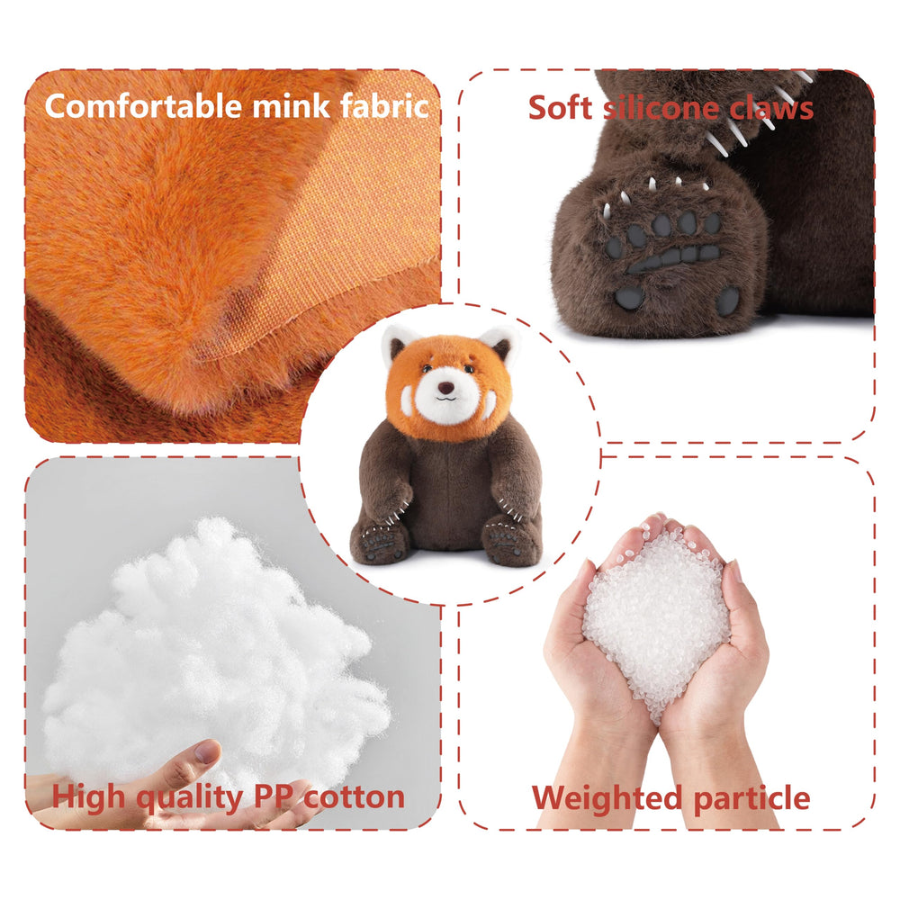 Niuniu Daddy Red Panda gift box presentation makes a ready-made present for birthdays.