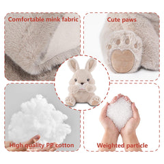 Niuniu Daddy sitting bunny gift-ready box, ideal for birthdays and special occasions.