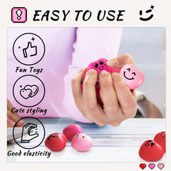 Niurewan heart stress ball party favors add cheerful, interactive entertainment