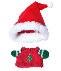 NiXiSHEEN hand-crocheted sweater adds cozy holiday charm to 15–17 cm dolls.