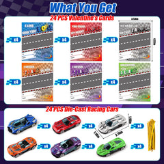 NizyDue die-cast racing cars for classroom gifts and interactive play.