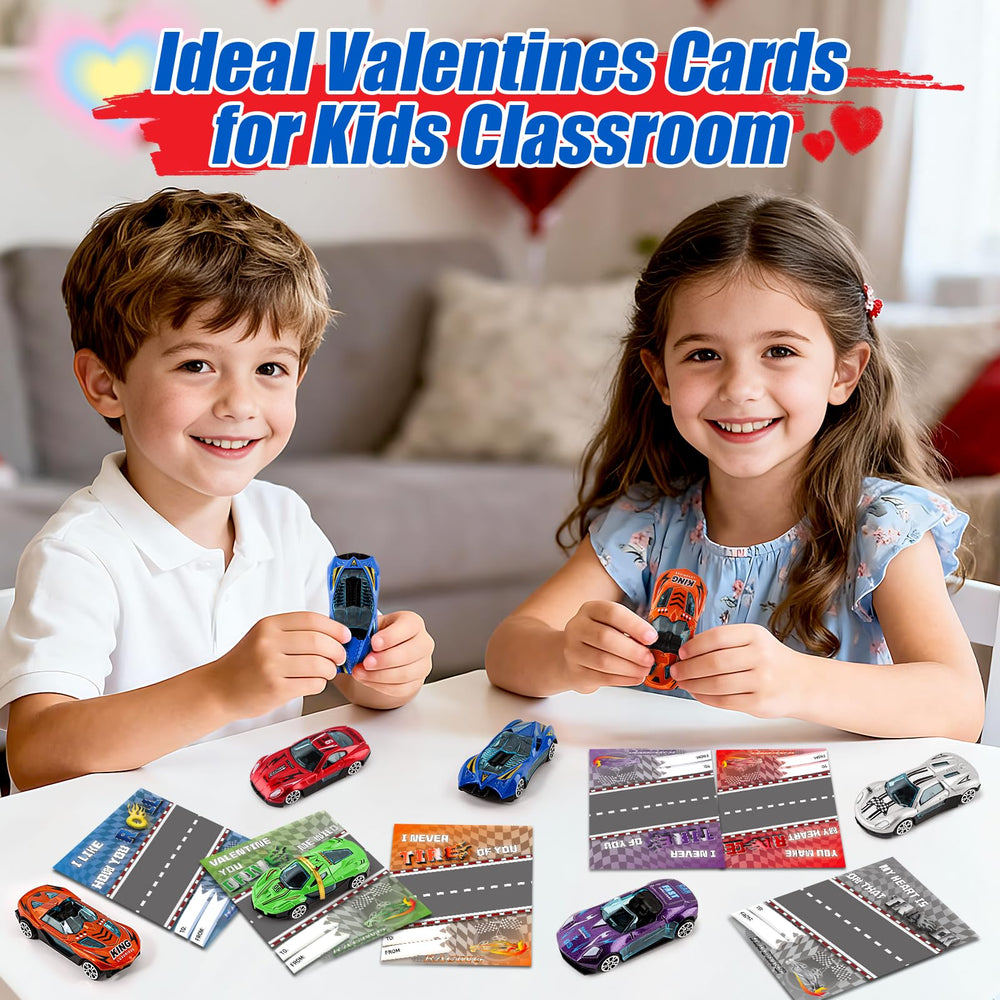 NizyDue racing cars with durable metal cases for long-lasting play.