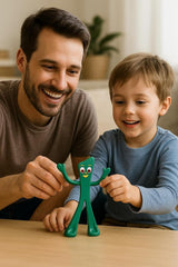 NJ Croce Gumby bendable wire core enables flexible posing.