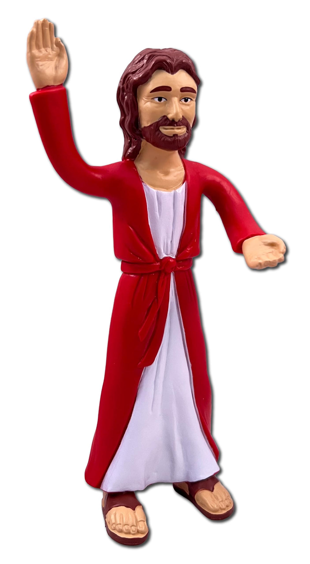 NJ Croce Jesus Nazareth durable PVC material ensures long-lasting poseable play.