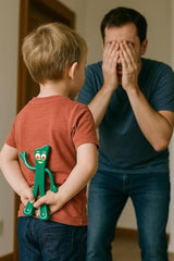 NJ Croce Gumby retro toy collection on display for fans.