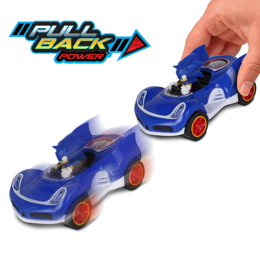 NKOK Sonic Speed Star pullback tires close-up emphasizes texture and durability.