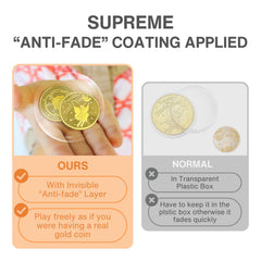 NLR FUN Tooth Fairy Coins anti-fade coating detail