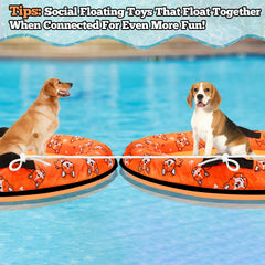 NNG large dog pool float with wear-resistant print for durability