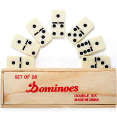 Noamus dominoes easy-draw pile feature shown for quick setup.