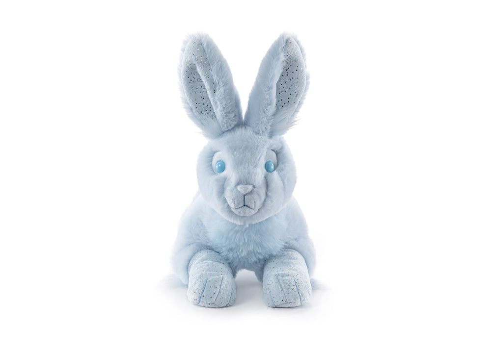 Luna Lovegood Patronus Hare plush side view highlights gentle stitching and lovable charm.