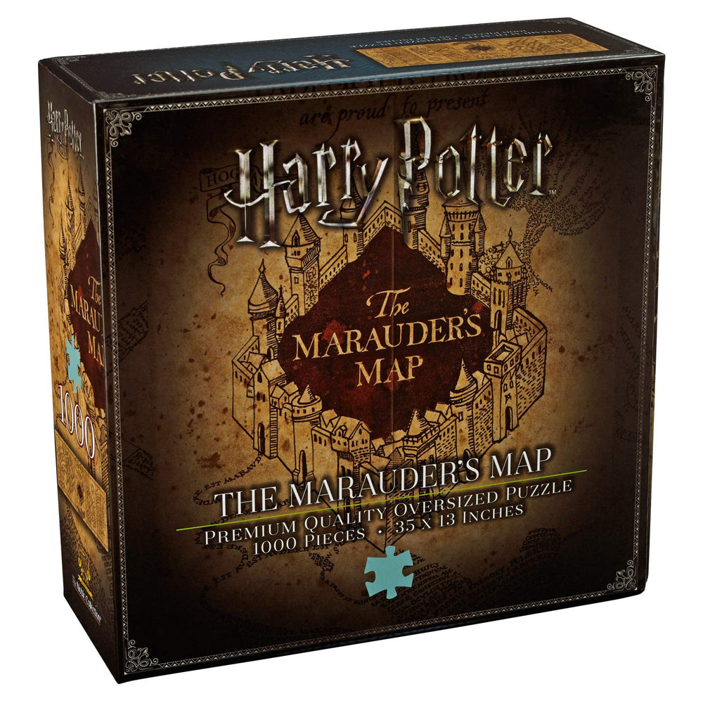The Noble Collection Marauders Map Puzzle box with official artwork for fans.