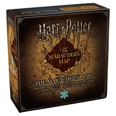 The Noble Collection Marauders Map Puzzle box with official artwork for fans.