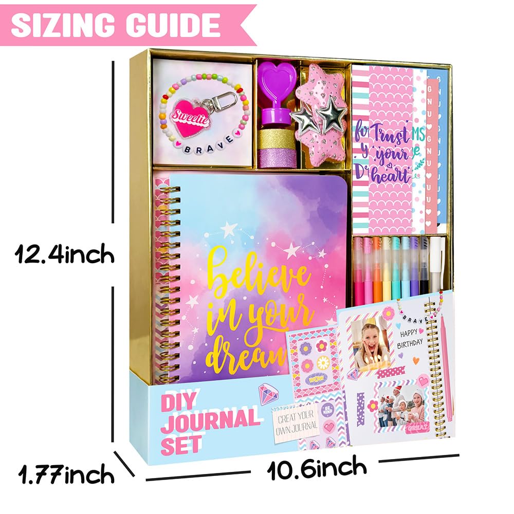 Nollh DIY Journal Kit decorative charm to personalize journals