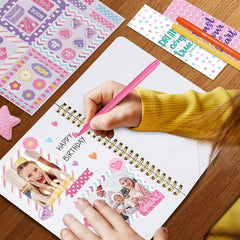 Nollh DIY Journal Kit glitter tape for decorative page borders