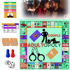 Nonshio's adult couple board game dice mechanics fuel lively, strategic play.