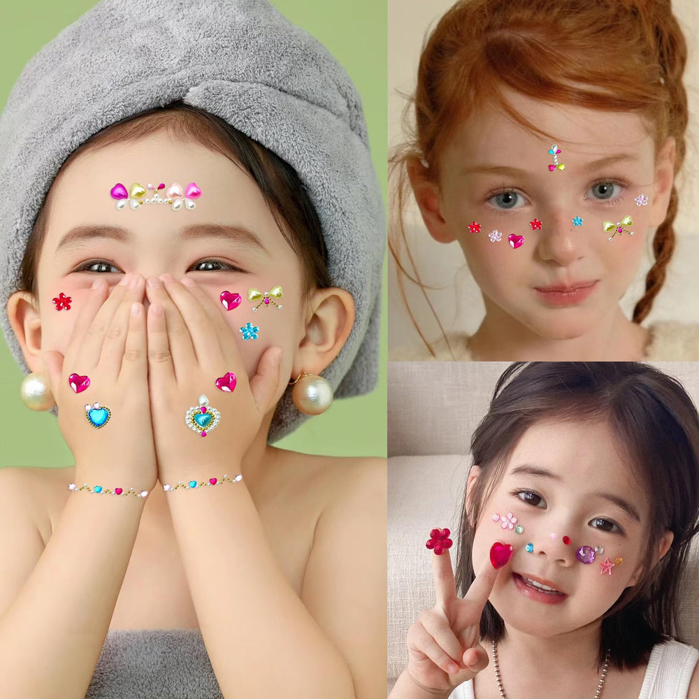 NOOEPC Gem Stickers includes 5 sheets of varied colors and shapes.
